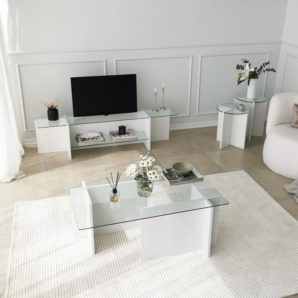TV stolek Escape TV - White (obrázek 6)