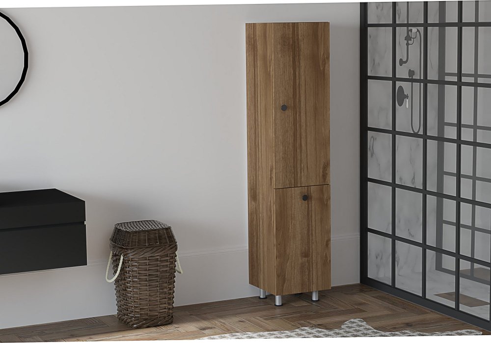 Kúpeľňová skrinka Lipa - Walnut