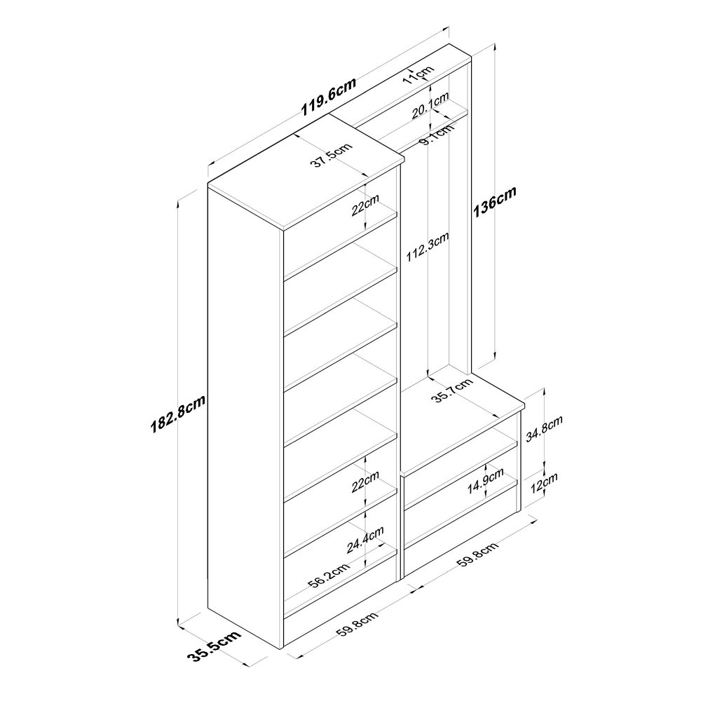 Předsíňová stěna P6 - M11 - 2389 (obrázek 3)