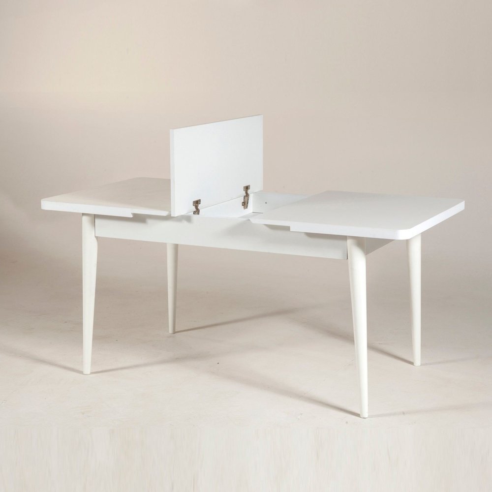 Extendable Dining Table Vina - White (obrázek 8)