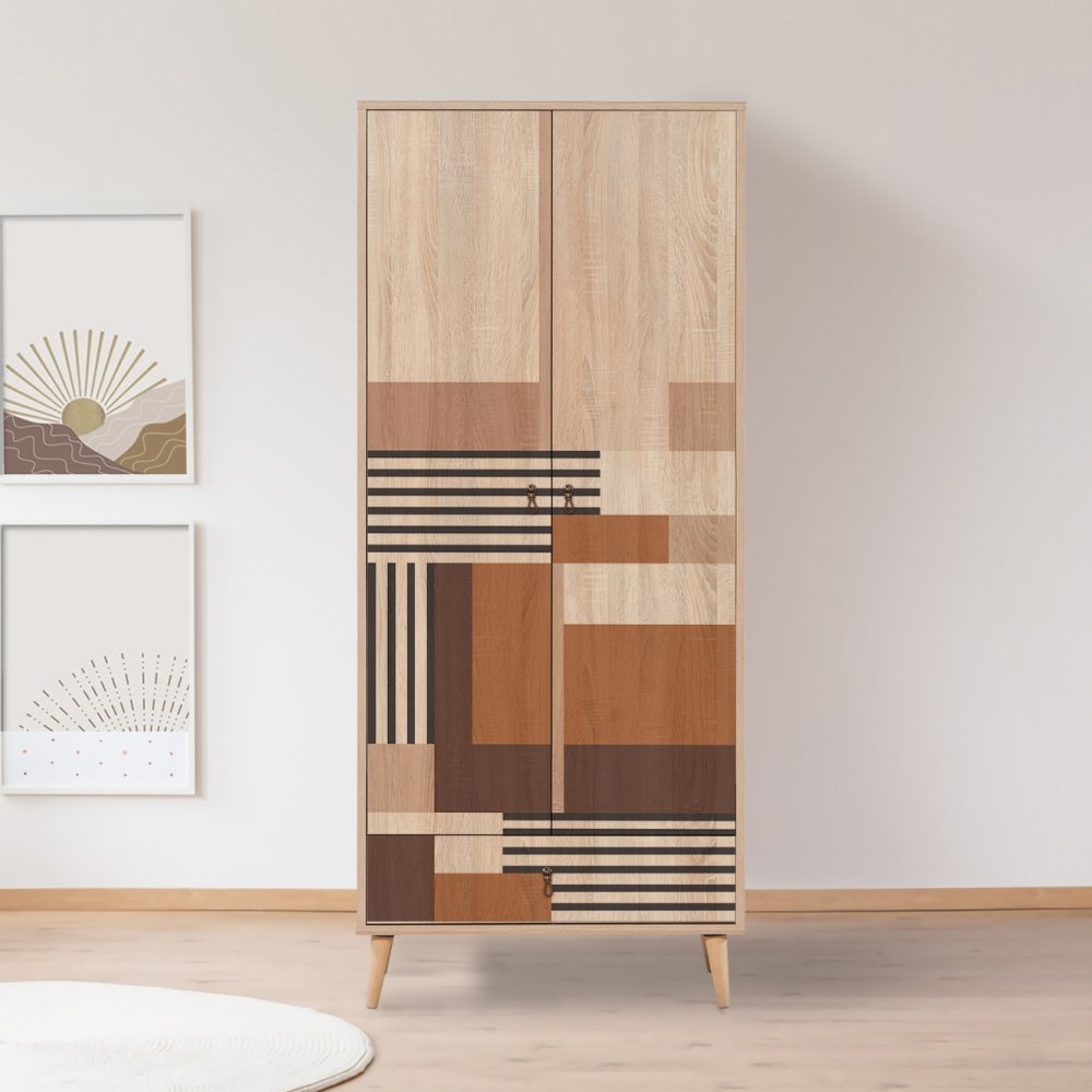 Šatníková skriňa City Gardrop Colorblock