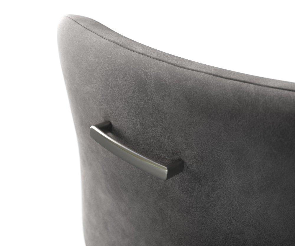 Úchytka na stoličku Flex plochá nerezová oceľ strieborná