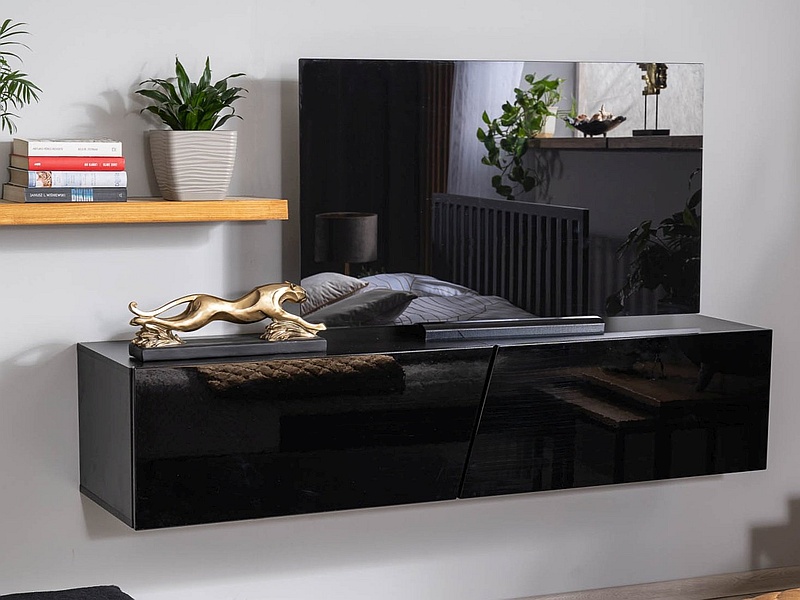 RTV stolek SIMENA Signal Černá