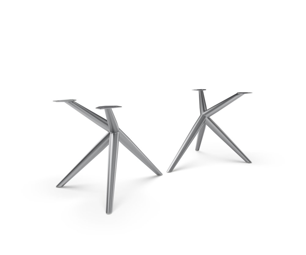 Podnož k jídelnímu stolu Estelar kulatá kulatá nerezová ocel