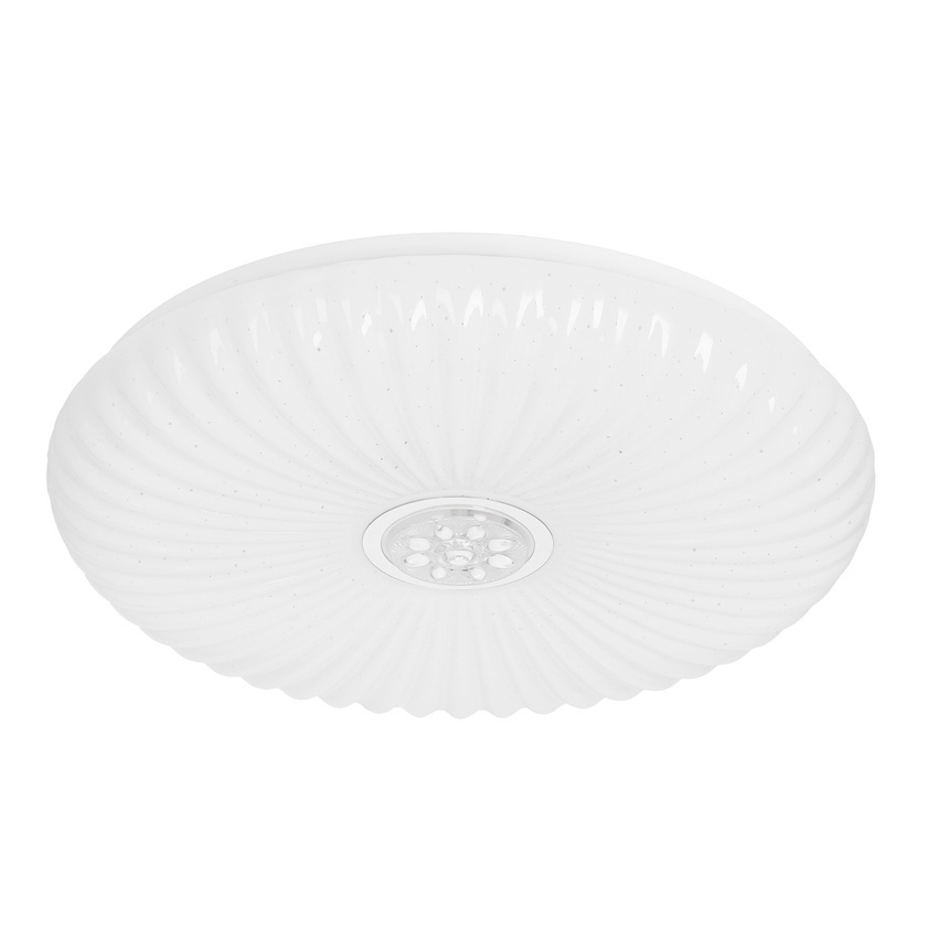Stropné svietidlo PEROLA, plafón, 40 cm, 24 W, LED, 4000 K, biele tienidlo
