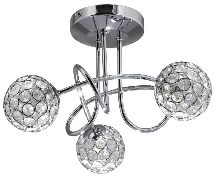 stropná lampa výpredaj stropná lampa starlet 3x40w g9 chróm/priehľadná