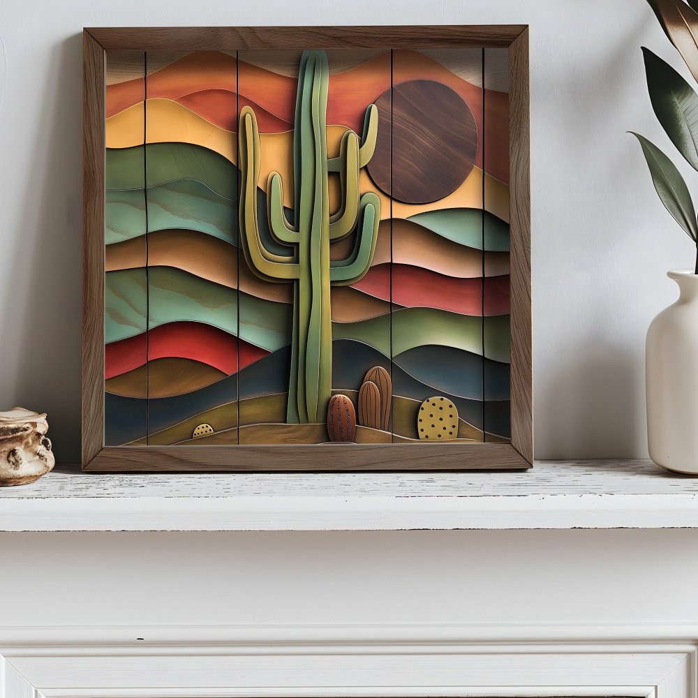 Dekoratívny rámovaný obraz z MDF AI082