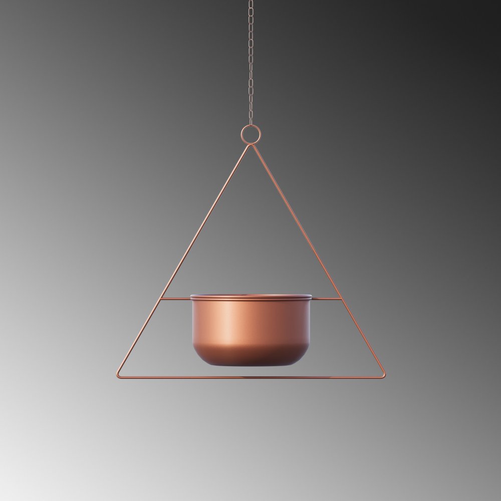 Dekorativní květináč Harpusta - Copper (obrázek 4)