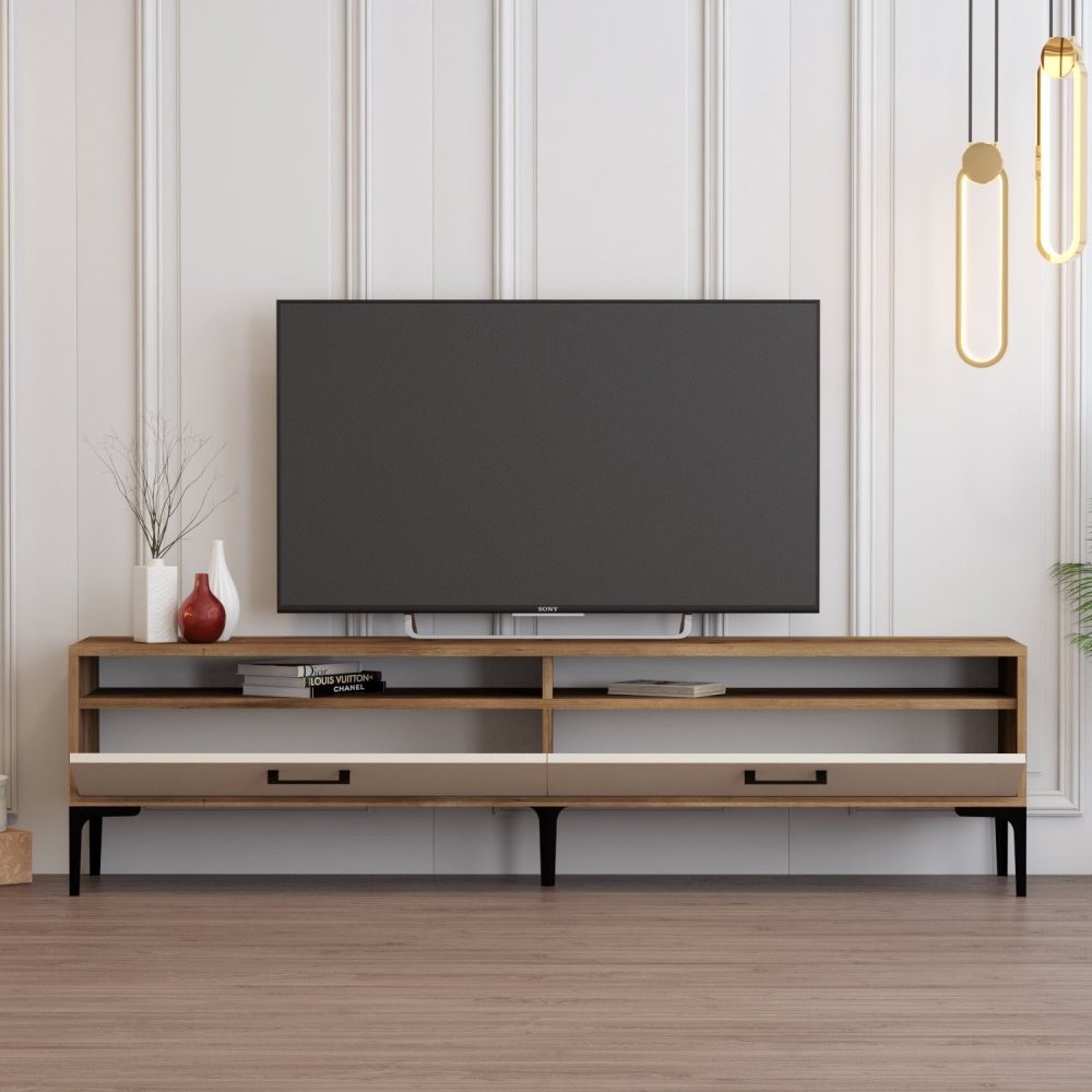 TV stolek Istanbul 2 - Walnut Cream (obrázek 5)
