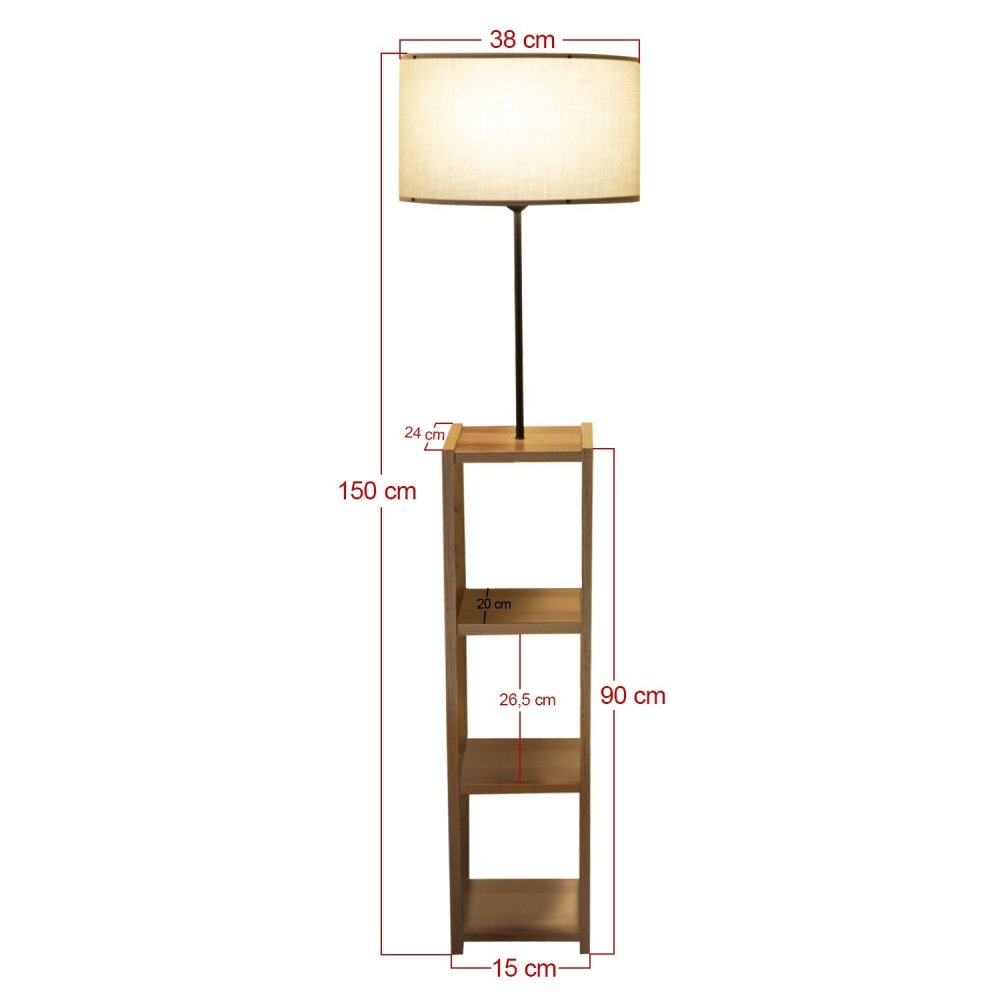 Dřevěná stojací lampa AYD-3150 (obrázek 3)