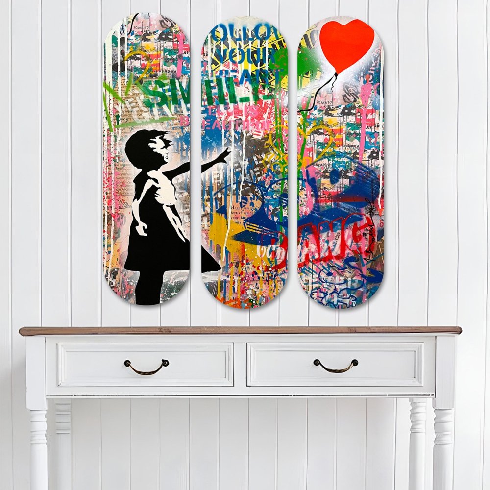 Dekoratívny obraz z MDF (3 kusy) 3KY3801