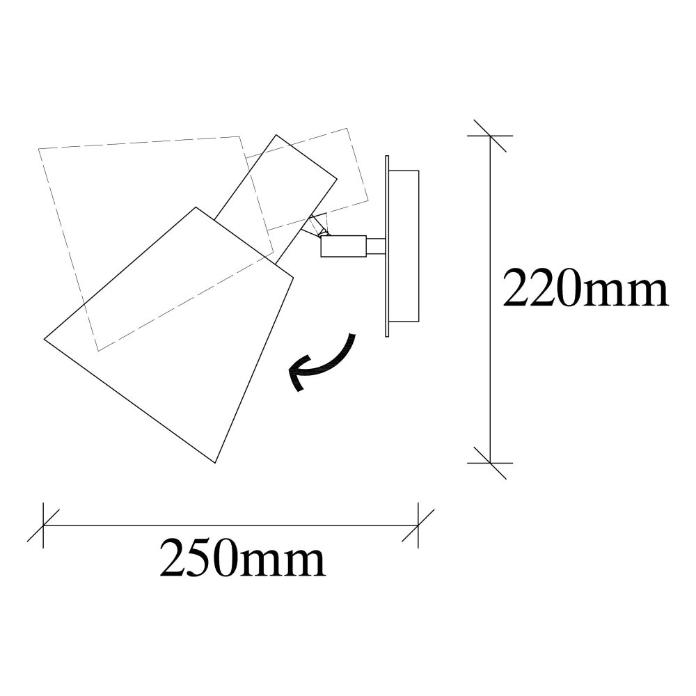 Nástěnná lampa Kem - 6346 (obrázek 7)