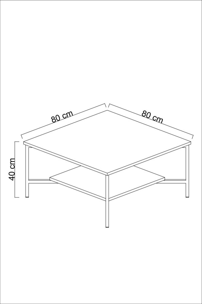Living Room Furniture Set Black Line Set - Walnut, Black (obrázek 4)