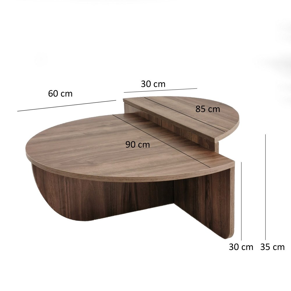 Konferenční stolek Podium - Walnut (obrázek 3)