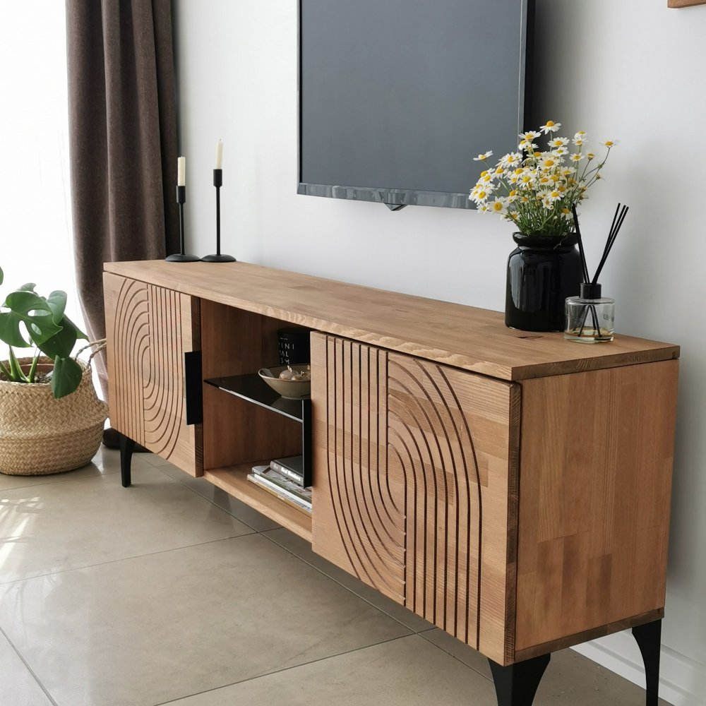 TV stěna / Sestava pod TV Lidya - Oak (obrázek 8)