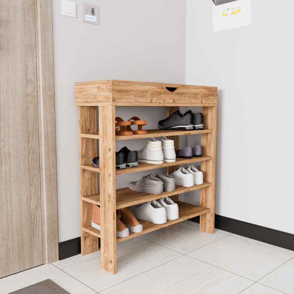 Skrinka na topánky / Botník Royal - Atlantic Pine