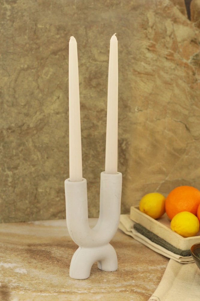 Súprava svietnikov (3 kusy) Two Arms - Grey