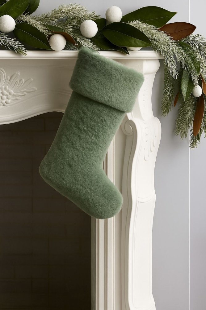 Christmas Stocking Pelush - Green