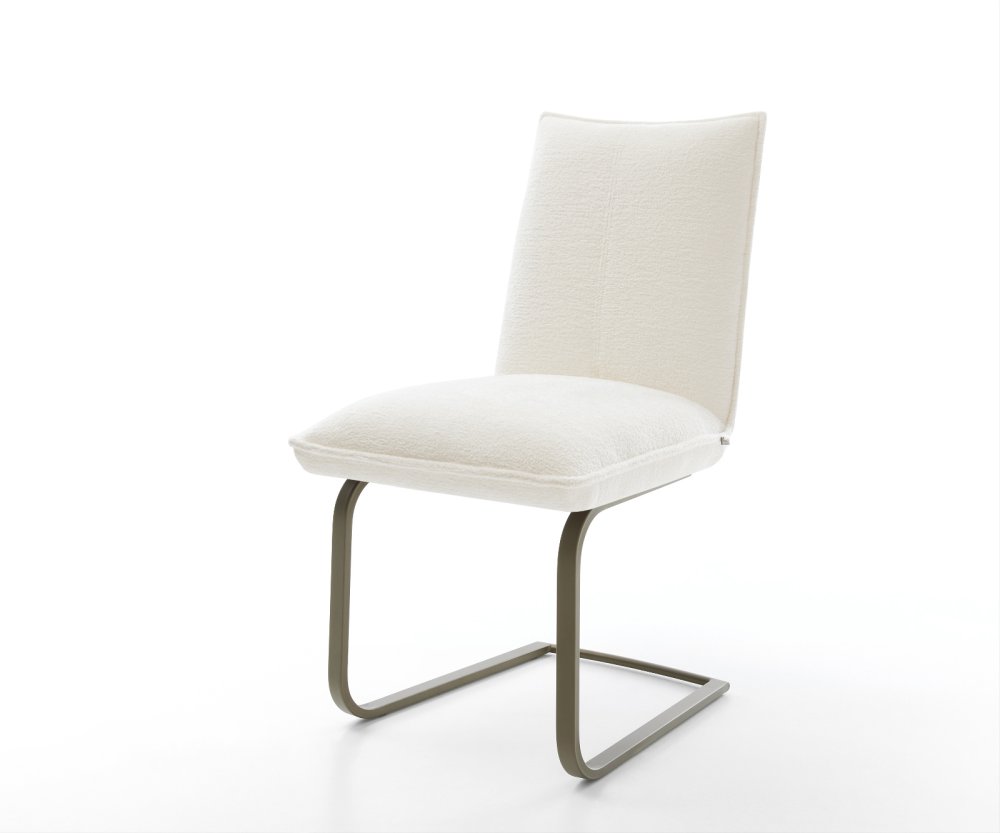 Konzolová jedálenská stolička Lelio-Flex bouclé mäkký béžová konzolová