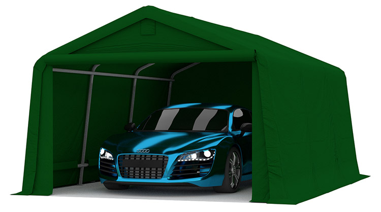 Garážový stan 3,3x4,7m EKONOMY Zelená