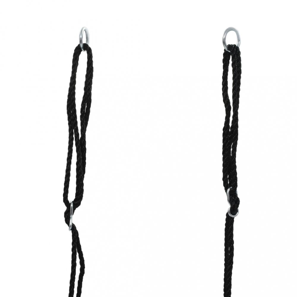 Hojdačka Ø 60 cm modrá / čierna Dekorhome
