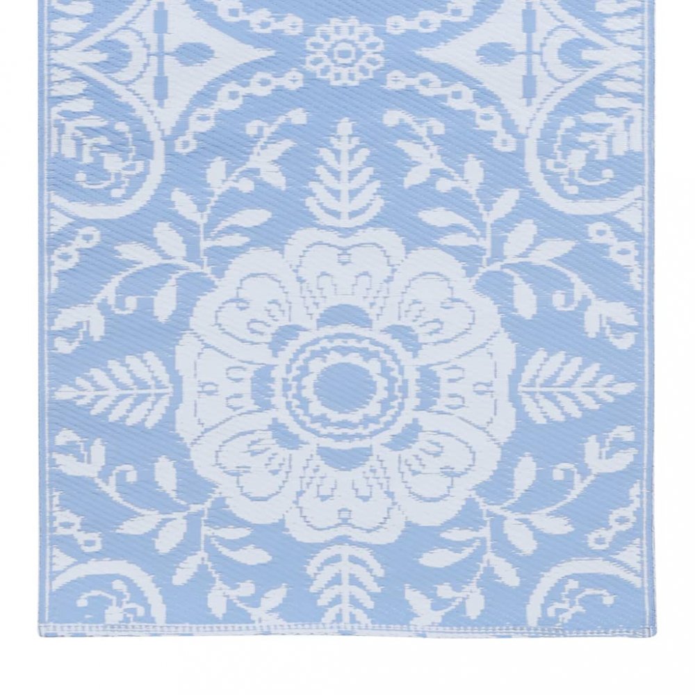 Vonkajší koberec PP modrá Dekorhome 80x150 cm