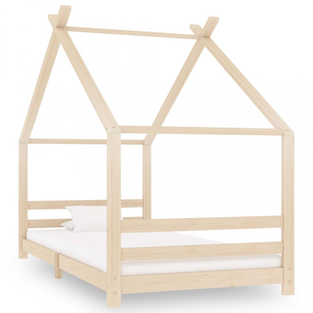 Dětská postel 90x200 borovice Dekorhome Přírodní dřevo