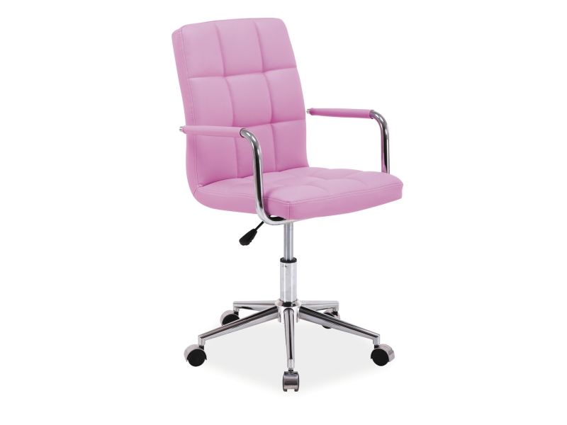 E-shop Kancelářská židle Q-022 Světle růžová,Kancelářská židle Q-022 Světle růžová