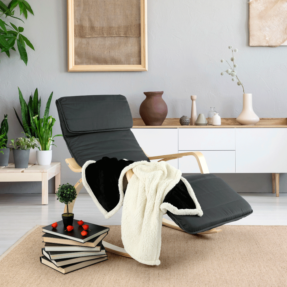 Houpací křeslo VENUL Hnědá Obrázek