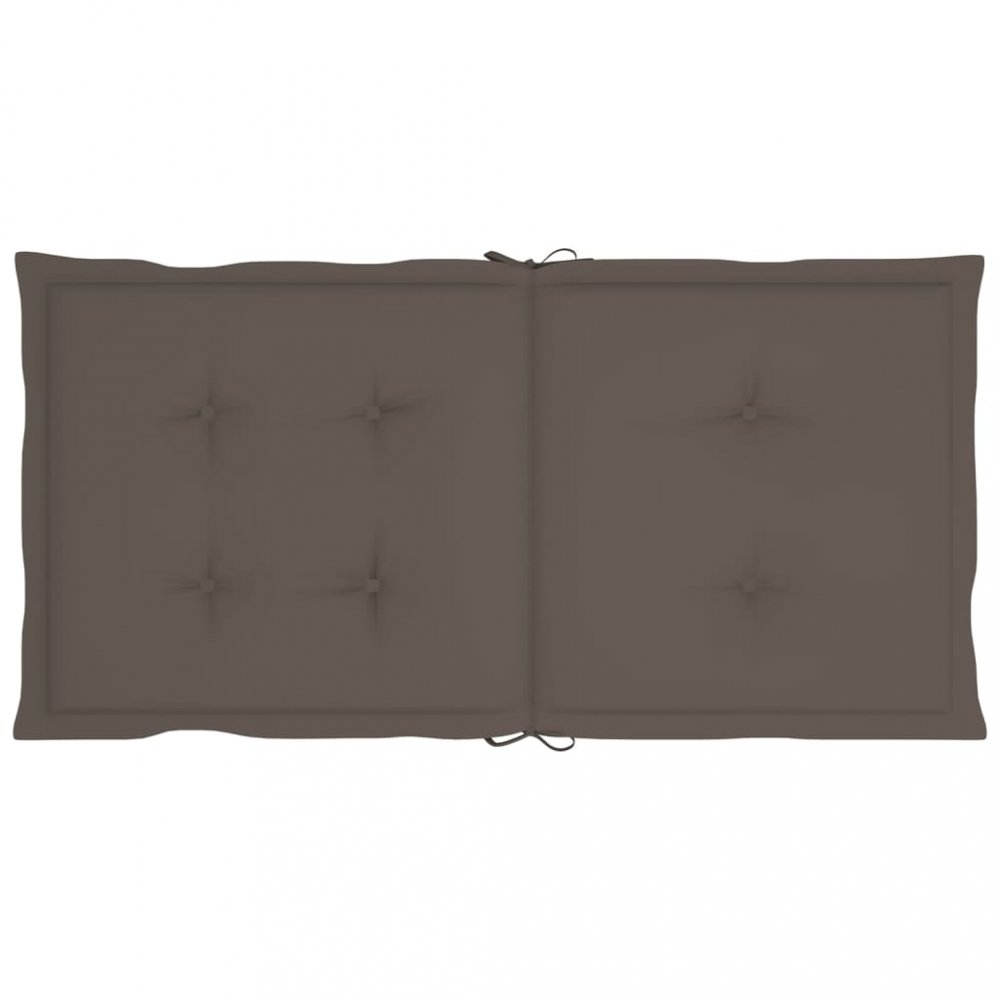 Voděodolné podušky na zahradní židle 2 ks taupe Dekorhome - POSLEDNÍ KUS Obrázek