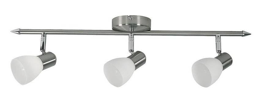 Stropné svietidlo Cadellux Cyd strip 3X40W G9 matný nikel