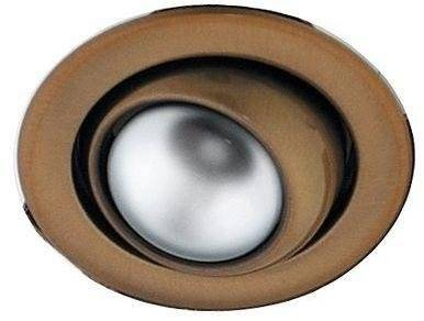 Stropné svietidlo R50 pohyblivé okrúhle zlatá patina OZR-05