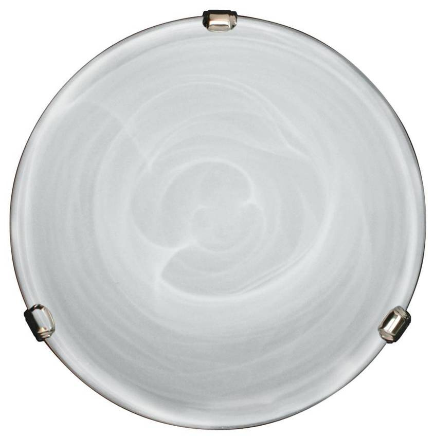 Okrúhla stropná lampa zo skla 25 cm Duna