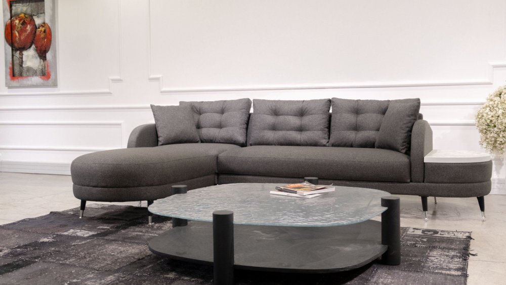 Rohová rozkladacia pohovka Milano Corner - Anthracite