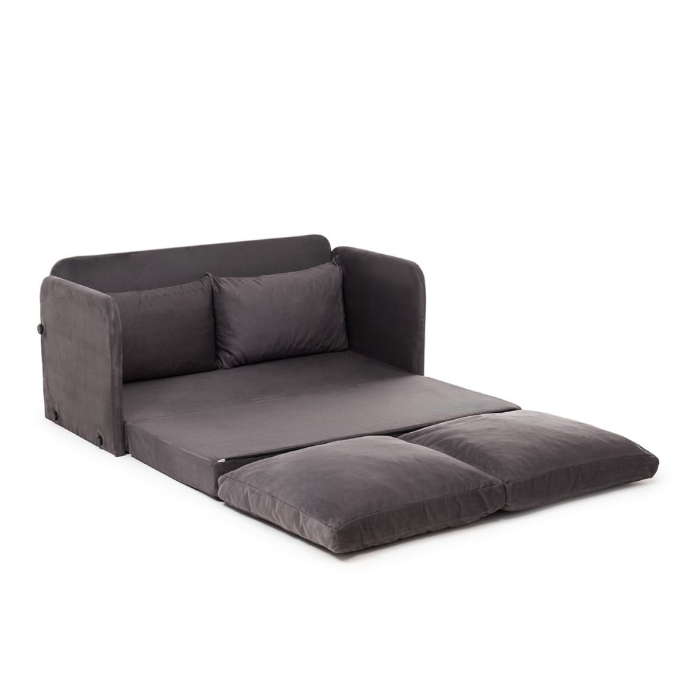Dvoumístná rozkládací pohovka Saga 2-Seater - Grey (obrázek 5)