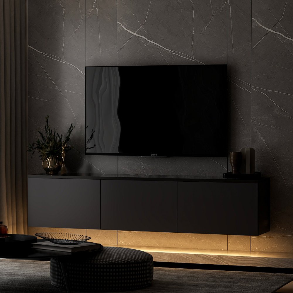 TV stolek Neon Illuminated - Anthracite (obrázek 15)