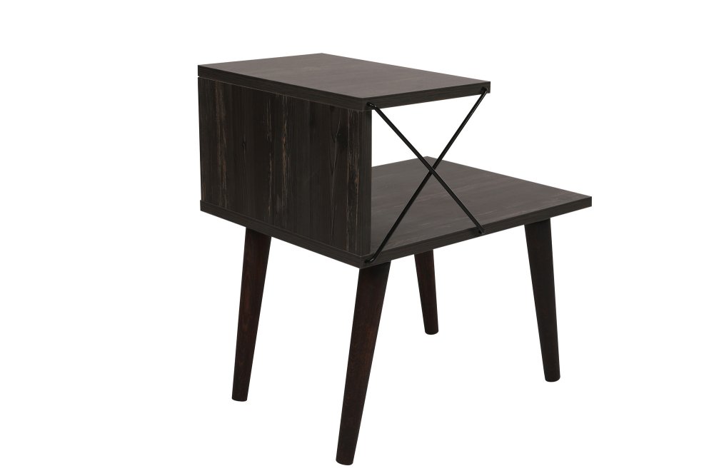 Noční stolek Cross - Dark Brown (obrázek 7)