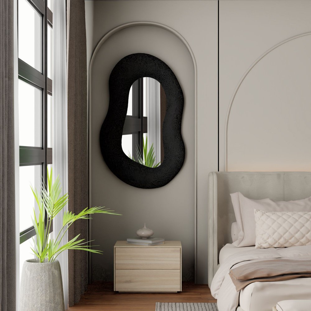 Dekorativní zrcadlo Wabi Sabi Wabi - Black