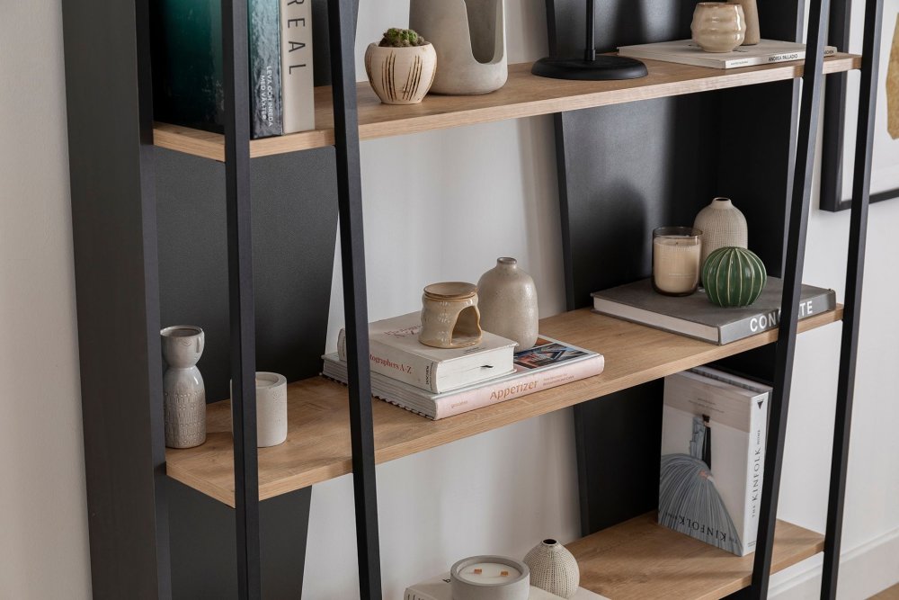 Knihovna Lissa Bookshelf - Black (obrázek 5)
