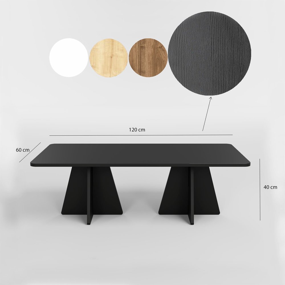 Konferenční stolek Mushroom - Black (obrázek 3)