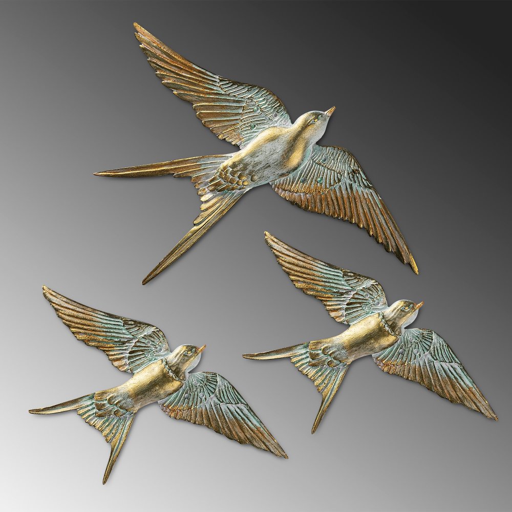 Dekorativní doplněk na zeď Flying Swallow - 1 (obrázek 4)