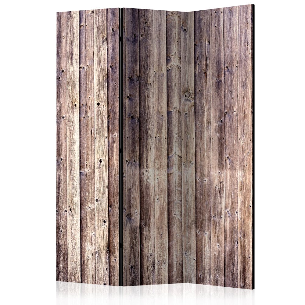Paraván Wooden Charm Dekorhome 135x172 cm (3-dílný)