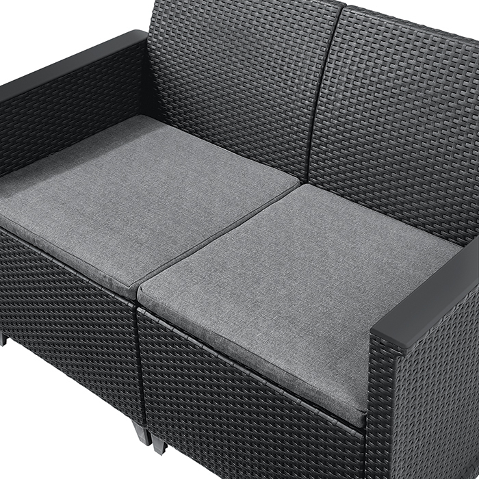 EMMA 2 seaters sofa set - Allibert Cappuccino Obrázek