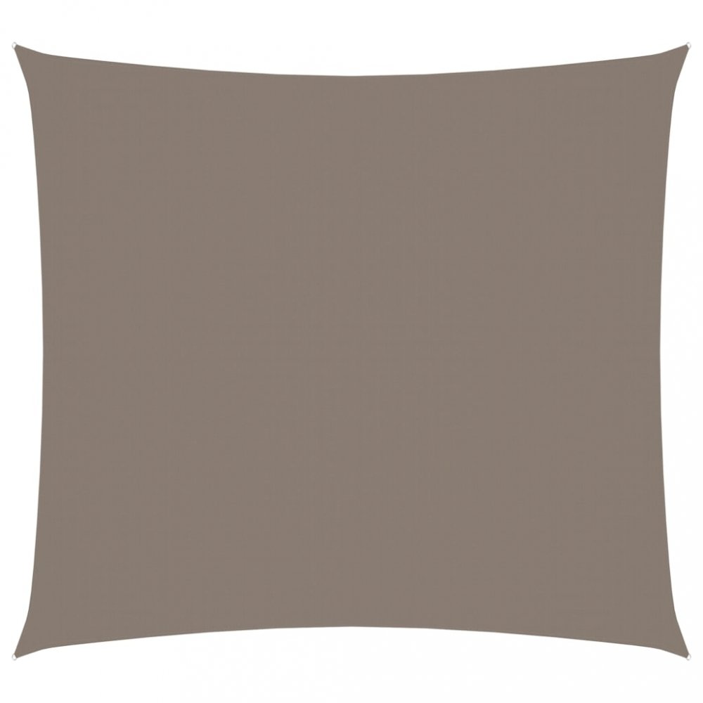 Stínící plachta obdélníková 2 x 2,5 m oxfordská látka Dekorhome Šedohnědá taupe