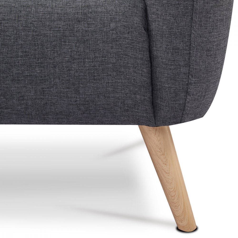 Dvoumístná pohovka ASB-023 Autronic Černá Obrázek