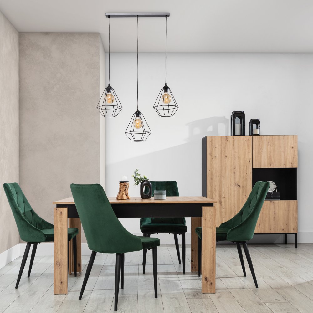 Brevitas 70x25x100cm závesná lineárna 3 čierny