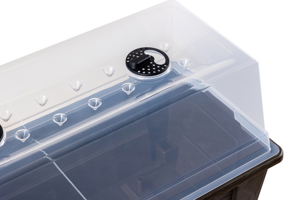 Vyvýšený květináč NIAGARA Rojaplast Světle šedá Obrázek