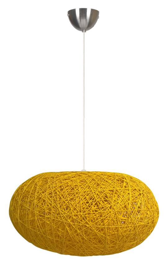 Závěsná stropní lampa 1X60W E27 krémová LIVIO