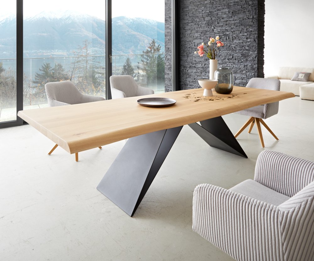 Jedálenský stôl Edge 260x100 cm prírodný dub