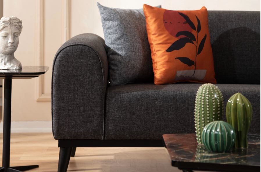 Trojmístná rozkládací pohovka Kapri 3 Seater - Anthracite (obrázek 6)